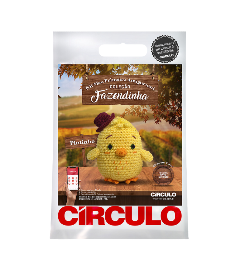 KIT AMIGURUMI GRANJA POLLITO